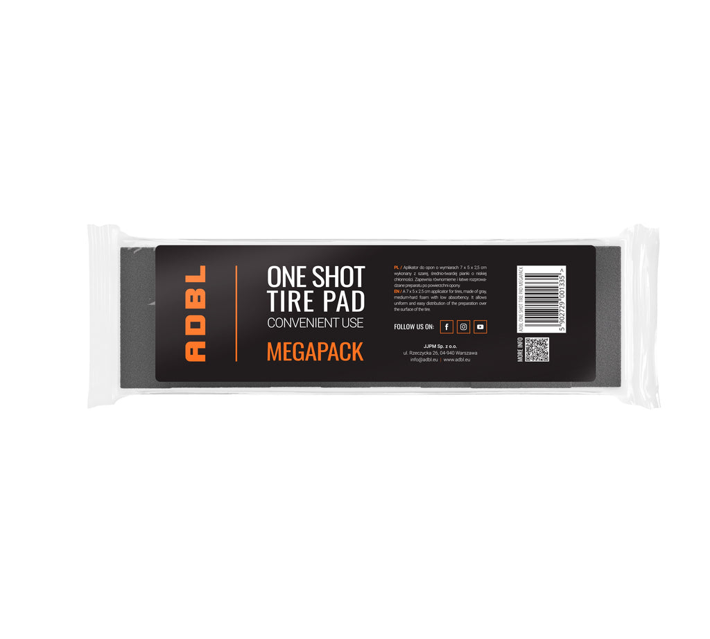 ADBL APLIKATOR ONE SHOT TIRE PAD MEGAPACK