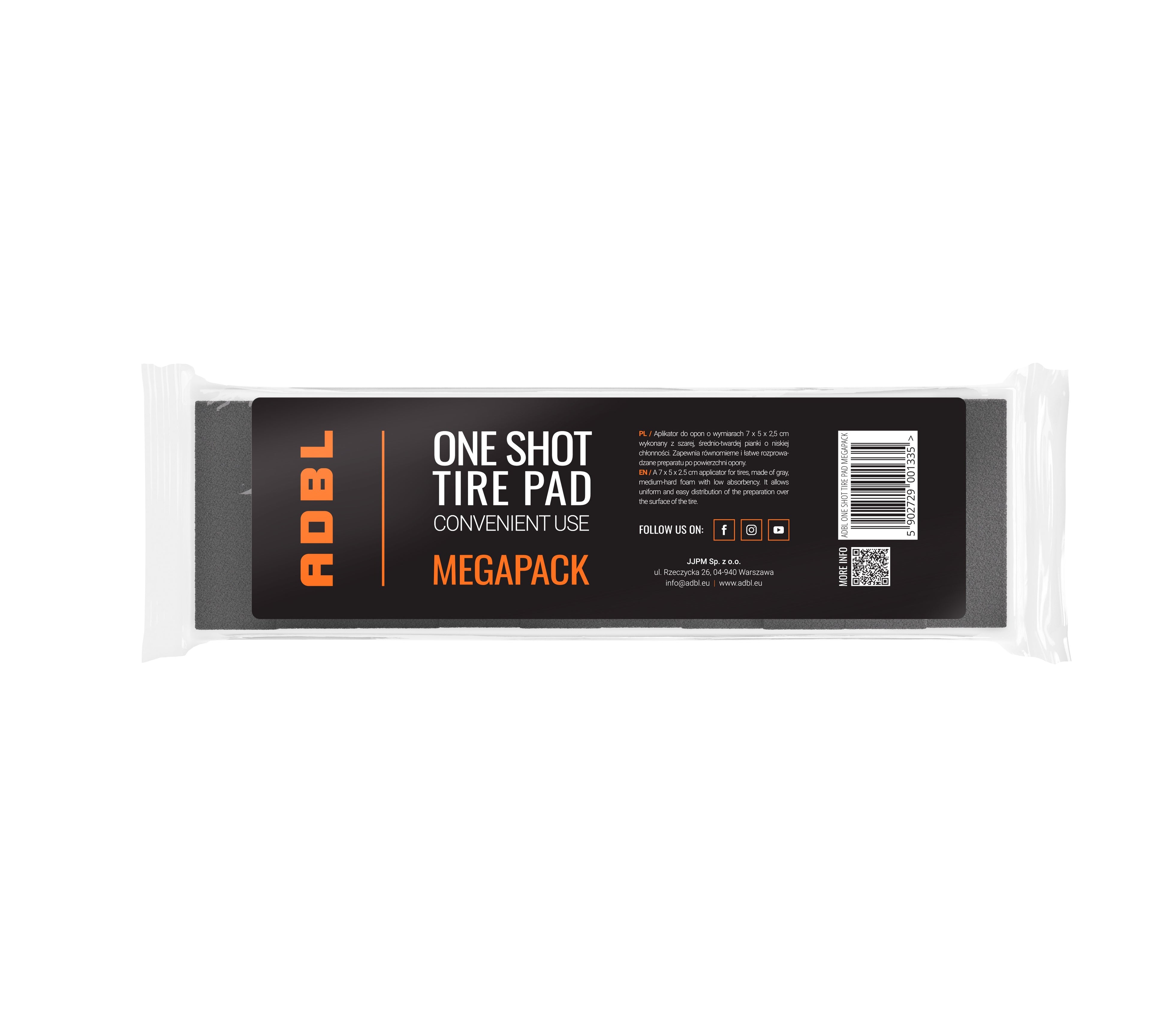 ADBL APLIKATOR ONE SHOT TIRE PAD MEGAPACK