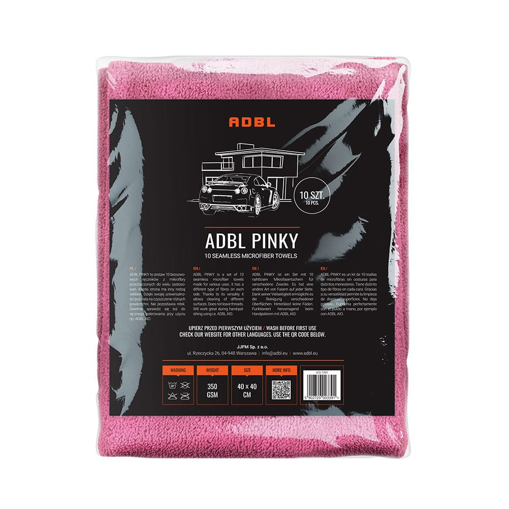 ADBL PINKY 10stk. MIKROFIBER HÅNDKLER