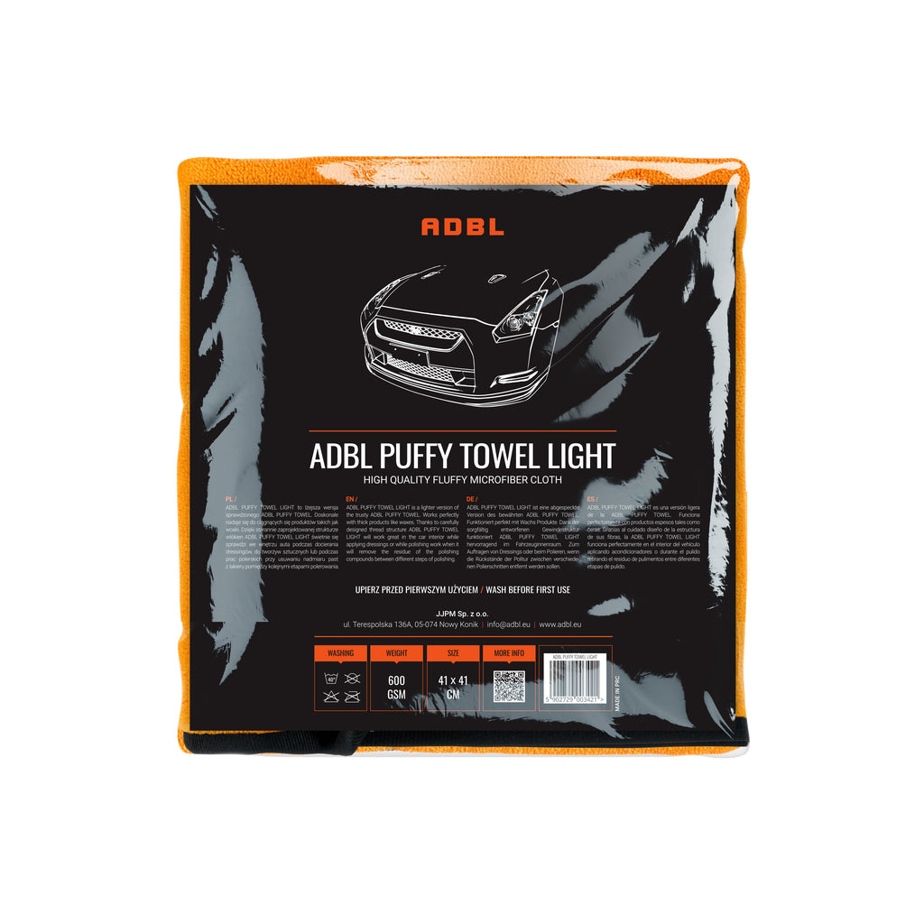 ADBL PUFFY TOWEL LIGHT - MIKROFIBERHÅNDKLE 600gsm